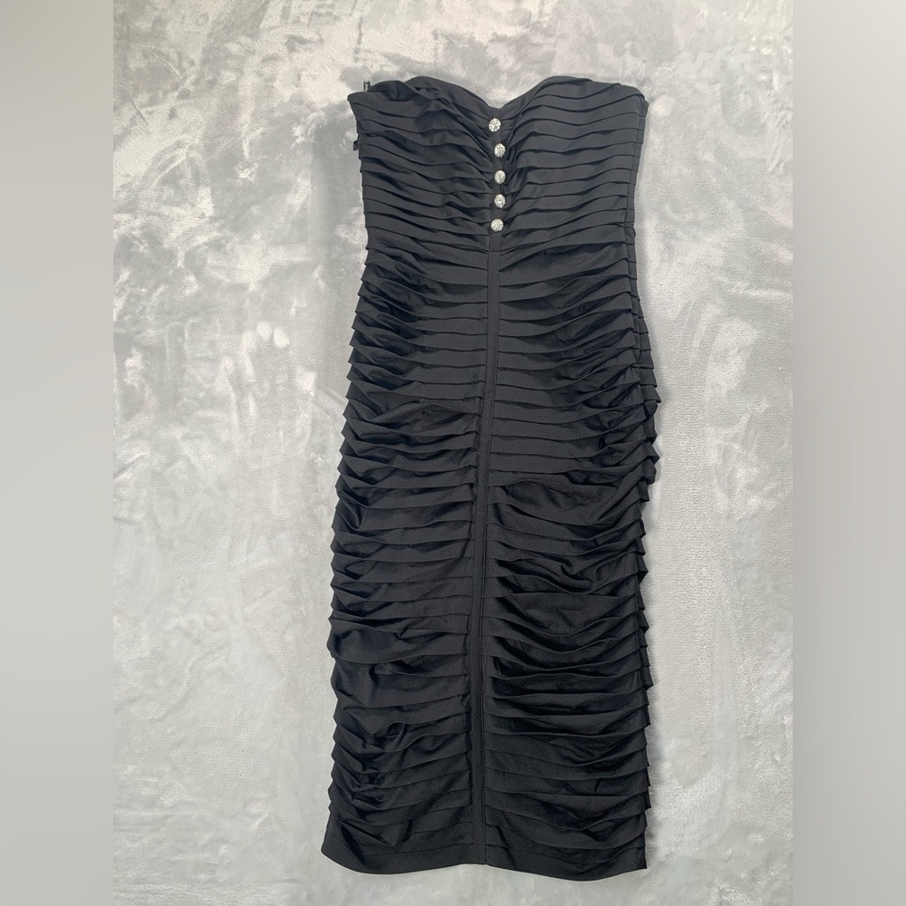 Vintage Betsey Johnson evening ruched wiggle dress